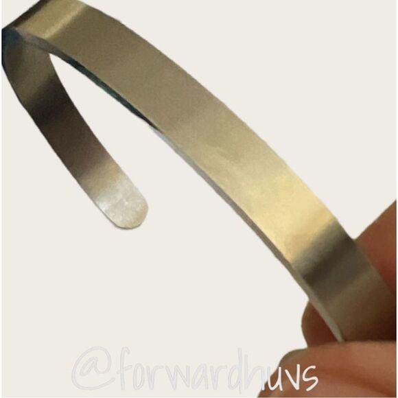 Keep F**king Going Inspirational Cuff Bracelet with Hidden Message Mantra - Picture 7 of 9